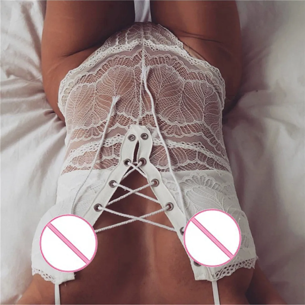 Горячая Распродажа тонкий кружевной комбинезон для женщин открытая спина