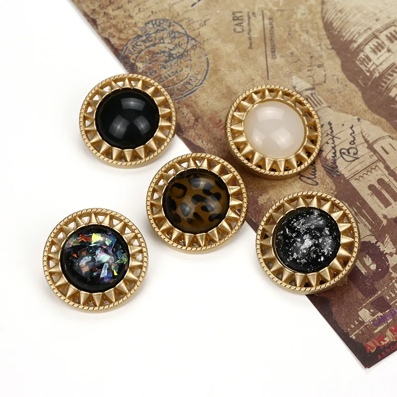 5 шт. повседневные Костюмы с круглыми металлическими пуговицами куртка M 08 из