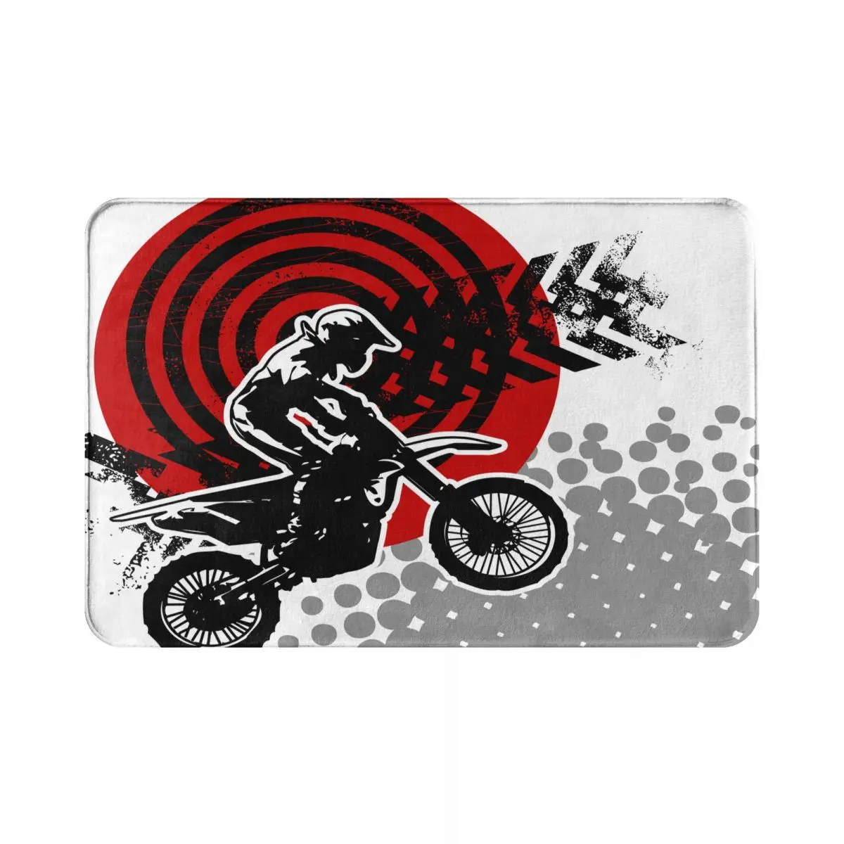 Коврик дверной 40x60 см для мотокросса велосипеда-внедорожника с обозначением шин