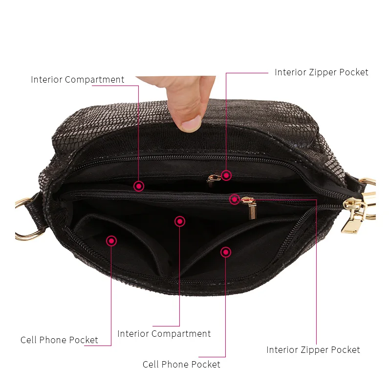 Fashion Winter Female Tote Bags Satchel PU Leather Snake Ladies Small Handbags for Women Purses and 2021 Free Shipping | Багаж и сумки