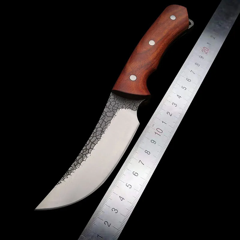 Ручной Кованый фиксированный нож 58HRC высокой твердости стальной военный для