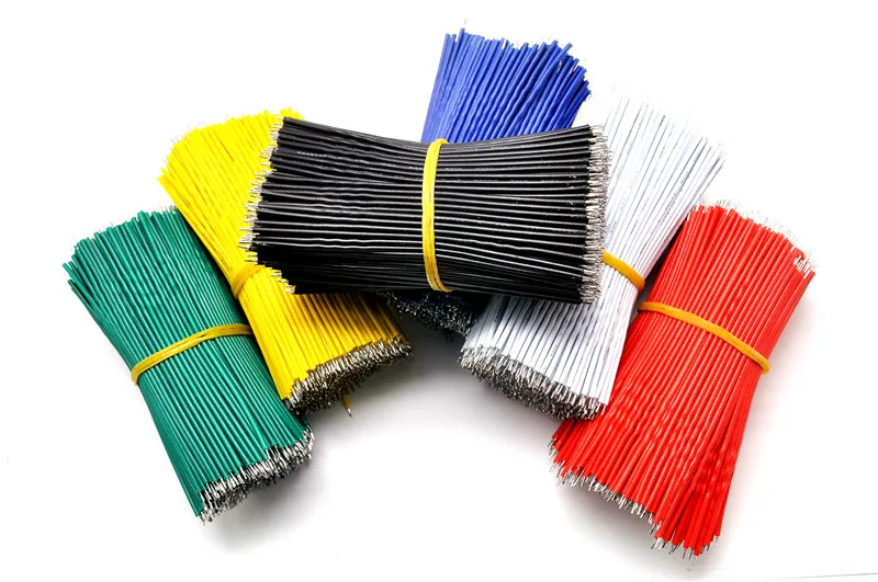 Оловянная макетная плата 200 шт./лот припой с печатной платой кабель 24AWG 8 см Fly Jumper