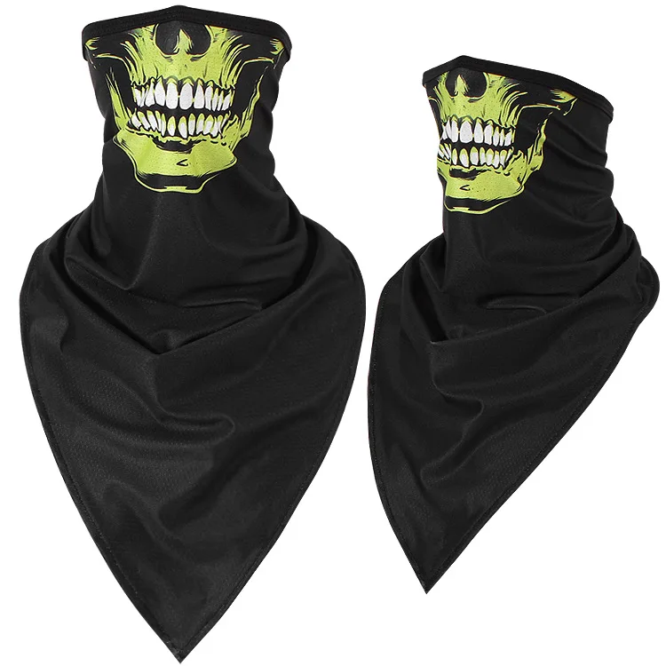 Х-длинный вискозное волокно дышащие черепа треугольный связующего призрак