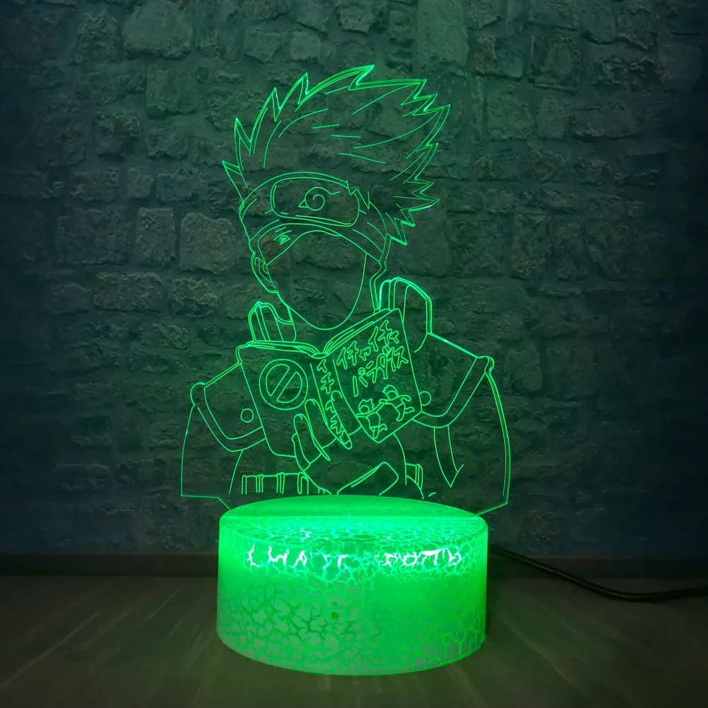 С рисунком из аниме Наруто для косплея героя Хатаке Какаси фигурка настольная