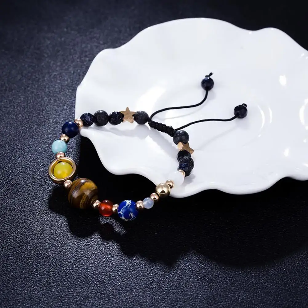 Женский браслет с изображением планеты галактики высокой твердости для