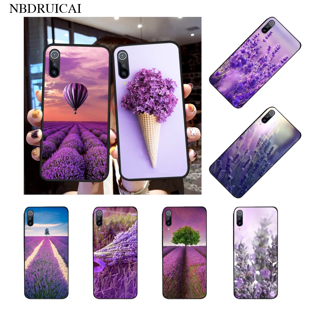 Простой Лавандовый чехол для телефона NBDRUICAI с фиолетовыми цветами Xiaomi 8 9 se 5X Redmi 6pro