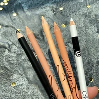 5pcs ultra fine eyeliner pencil waterproof long lasting black brown eye liner make up concealer pen highlighter stick cosmetic
