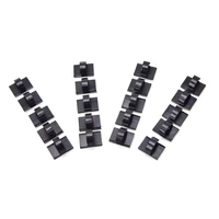 20pcslot black cable clips adhesive backed nylon wire adjustable cable clamps car wire tie amount holder