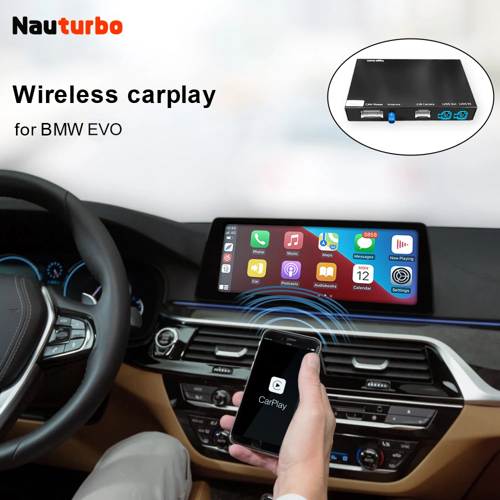 

Беспроводной CarPlay Android авто для BMW1 2 3 4 5 7 серии X1 X3 X4 X5 X6 MINI M3 M4 M5 Z4