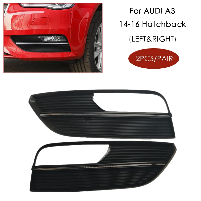 Пара туман светильник грили передний бампер автомобиля противотуманной фары