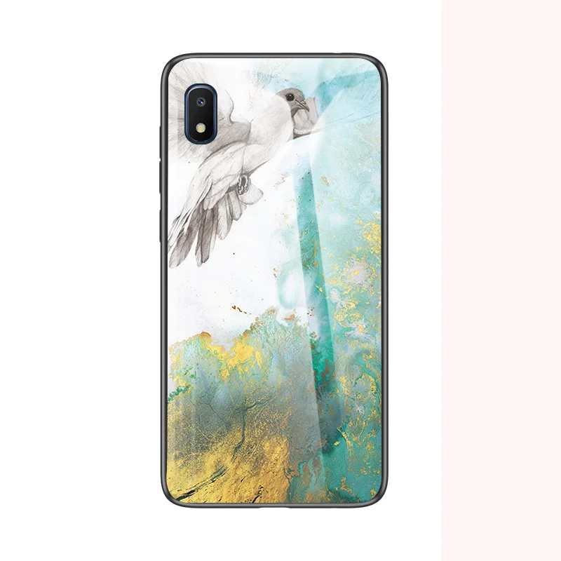 FGDLS Для Meizu M5 M6 M8 M9 Note мраморный узор градиентный закаленное стекло задняя крышка для Meizu M6T M5S M5 Мягкий ТПУ Край Оболочка Чехол - Цвет: FGDLS