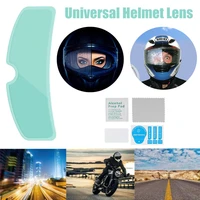 2020 hot new motorcycle helmet universal clear anti fog rainproof patch lens visor sticker film motorcycle motocross accessories