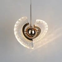nordic acrylic pendant lights modern led hanging lamp for living room net red ufo decoration pendant lamp