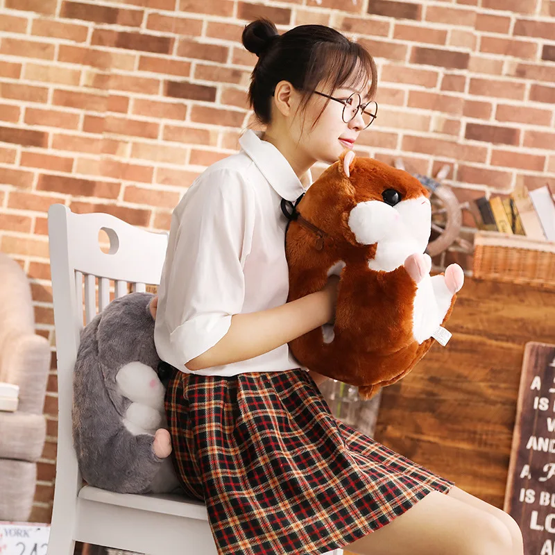 Милая подушка для хомяка автомобильное одеяло двухцелевая плюшевая игрушка