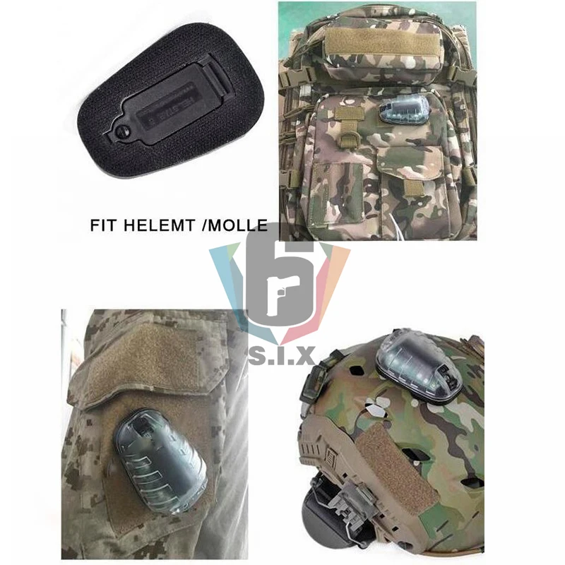 Element airsoft шлем вспышка светильник HEL STAR 6 Gen II сигнал зеленый красный ИК стробоскоп светильник военный шлем светильник лампа для выживания