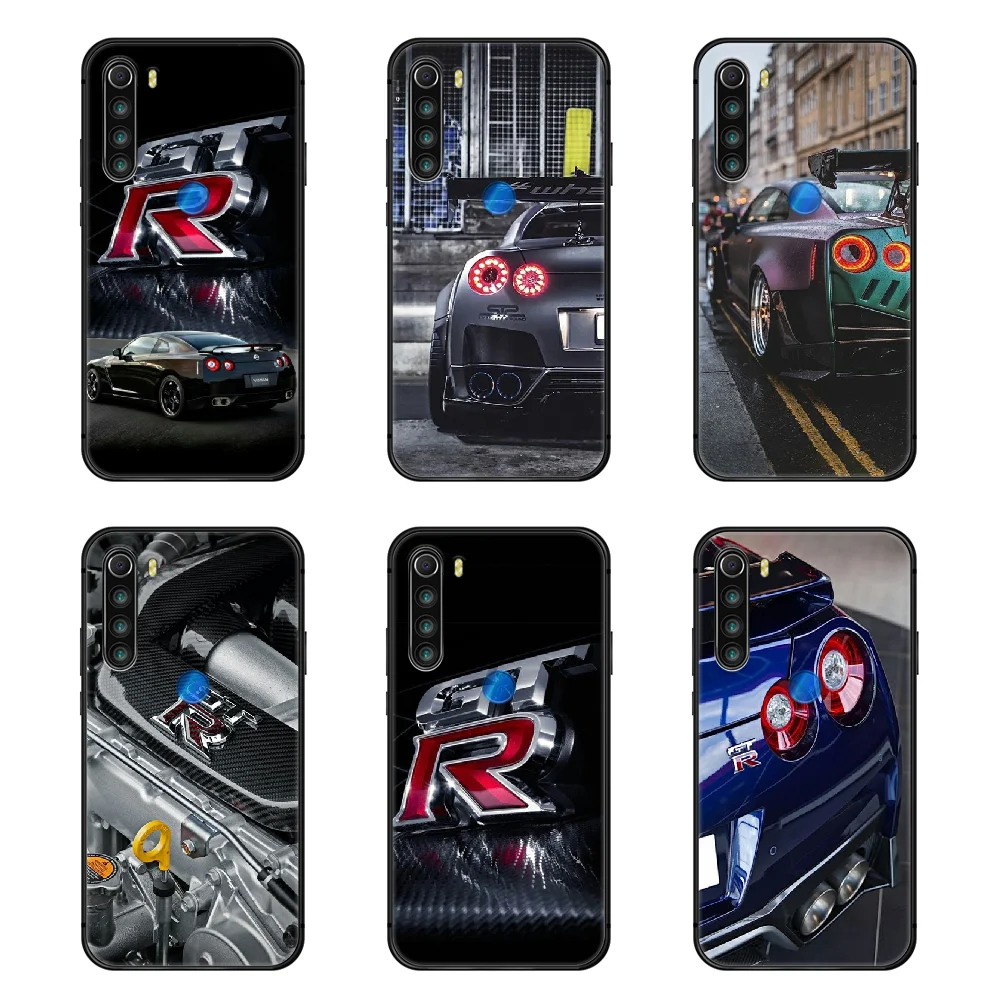 GTR Автомобильный спортивный шрам чехол для телефона Корпус XIAOMI Redmi 7a 8a S2 K20 NOTE 5 5a 6 7