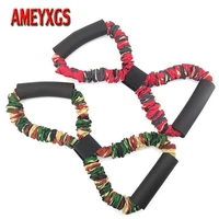 1pc archery pull training rope exerciser fitness resistance bands 203040lbs arm strength trainner for bow hunting accessories