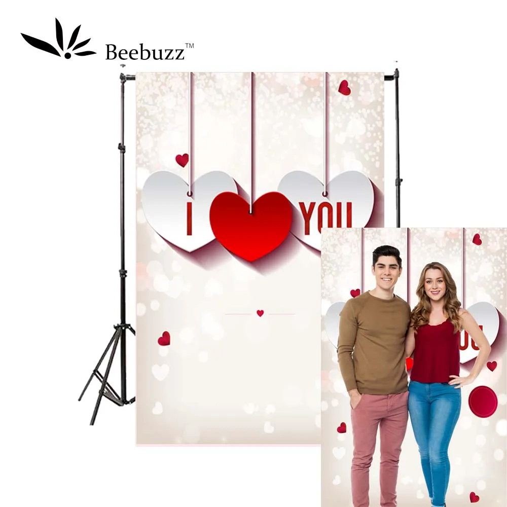 Розовый фон для студийной фотосъемки в форме сердца милая романтическая любовь