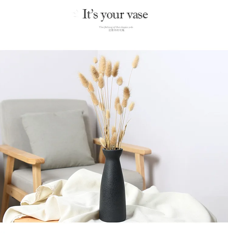 

Nordic Style Ceramic Decorative Flower Vase Living Room Dining Room Desktop Home Decoration