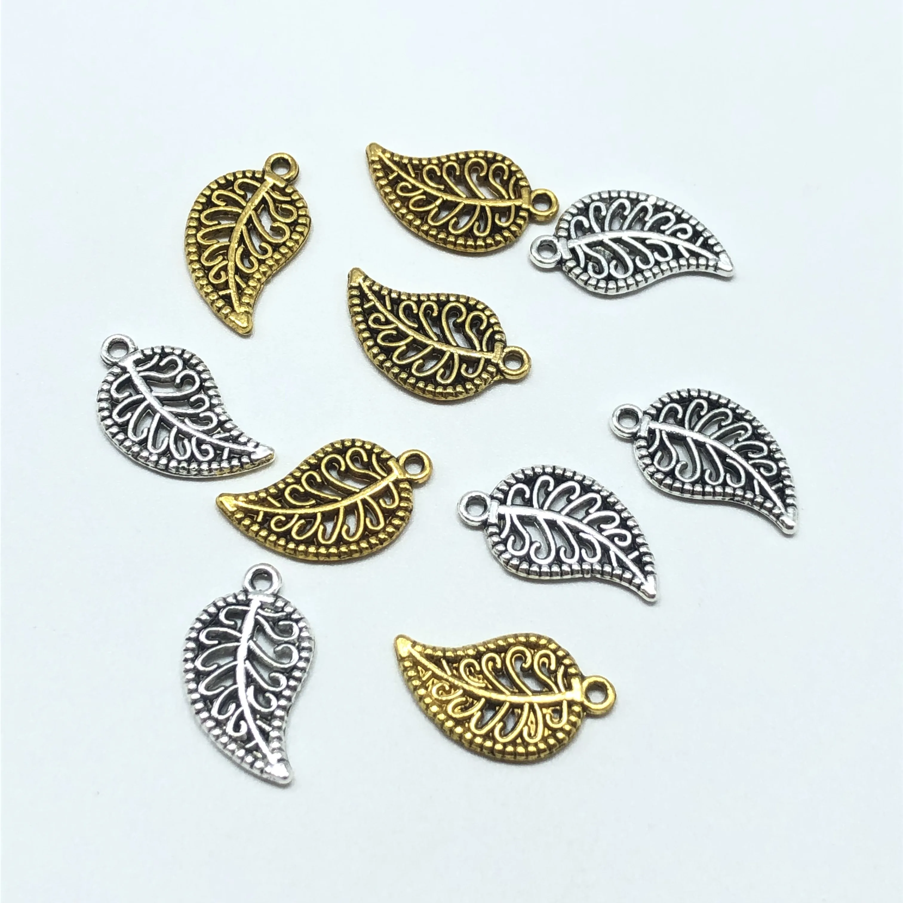 30 шт. подвески в форме листа кулон для изготовления ювелирных изделий сделай сам