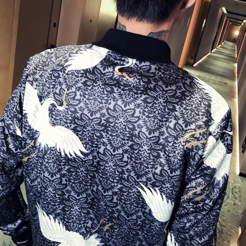 

Casual Style Korean Flower 2 Piece Sets Sport Suit Jacket + Pant Chandal Hombre Tracksuit Men Moda Hombre Ropa De Hombre Men Set