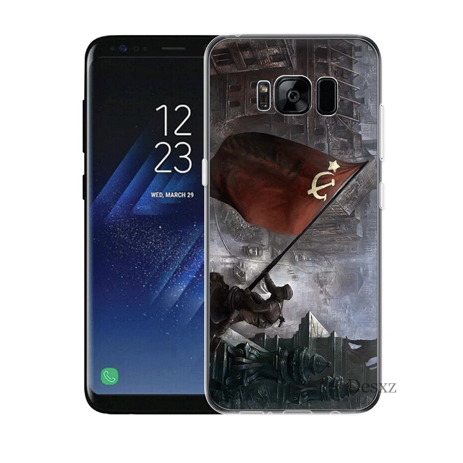 Чехол для телефона Samsung S3 S4 S5 S6 S7 S8 S9 S10E S10Plus Note 8 9 M10 M20 M30 M40 Советского Союза со