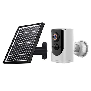 Battery Camera WiFi Solar Lower-Power Remote Wireless 1080P IP Cameras Outdoor Waterproof Intercom Rechargeable Surveillance Cam