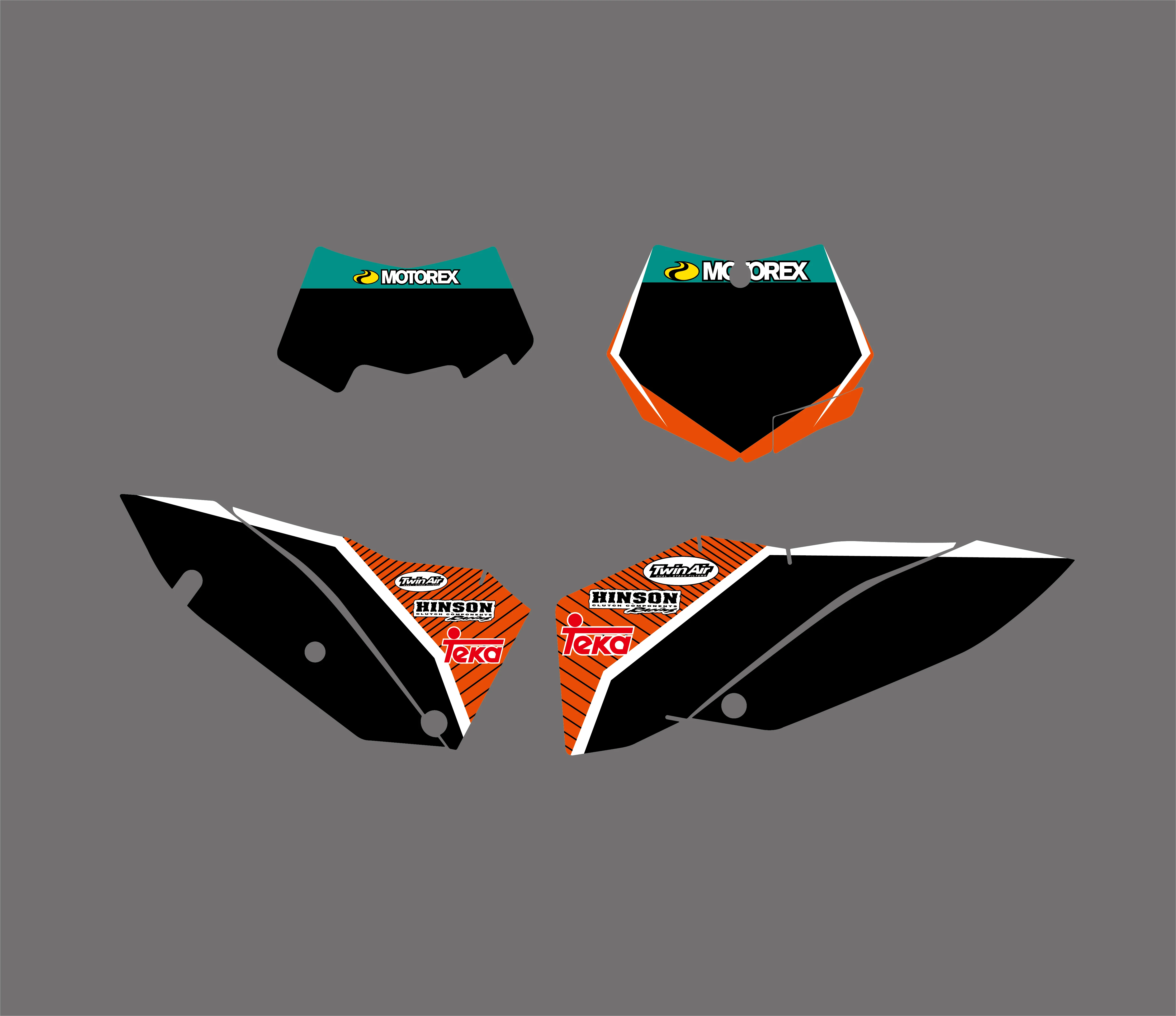 0408 Набор наклеек с мотором для KTM 125 144 150 200 250 300 400 450 SX SXF EXC EXCR XC XCF XCW XCFW XCRW SMR |