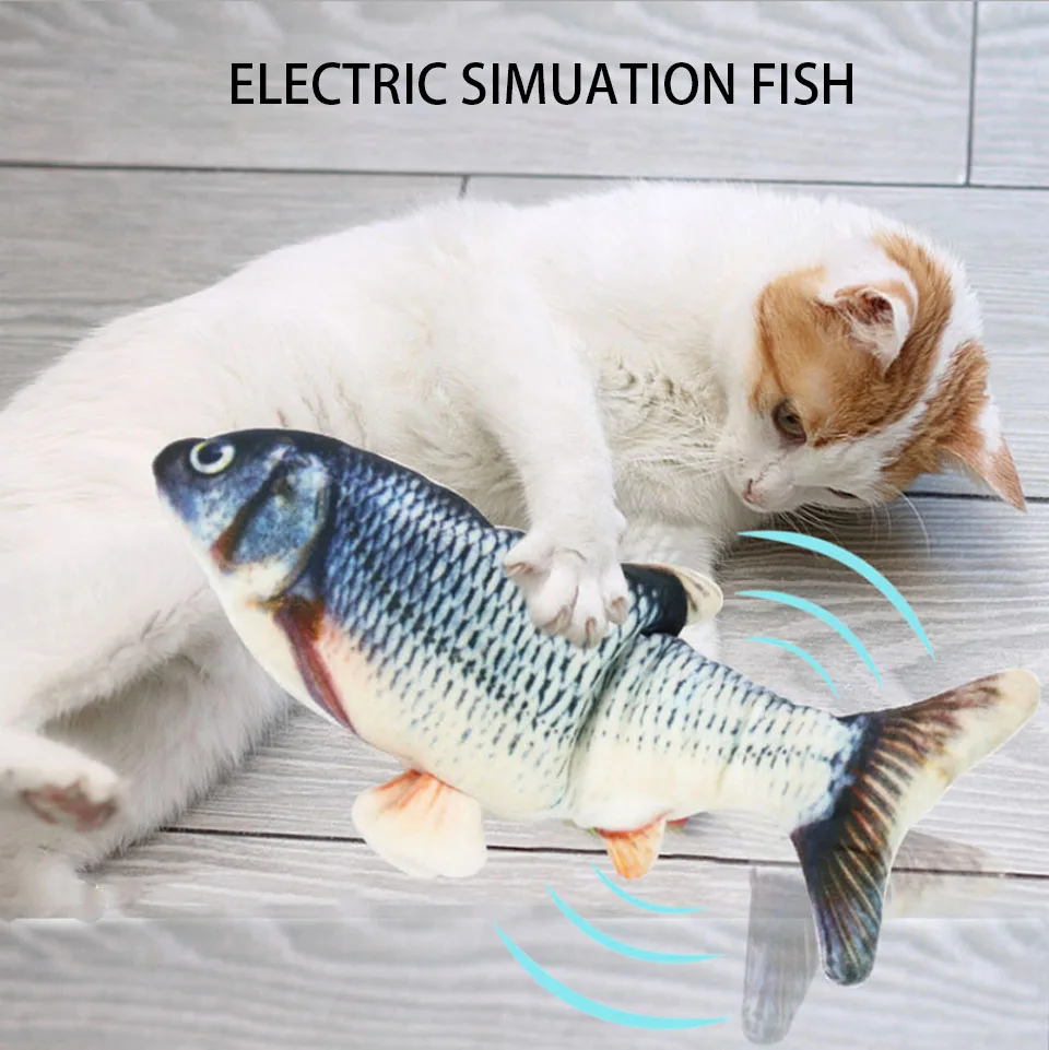 Электрическая игрушка для кошек и собак плюшевая 3D интерактивная электронная