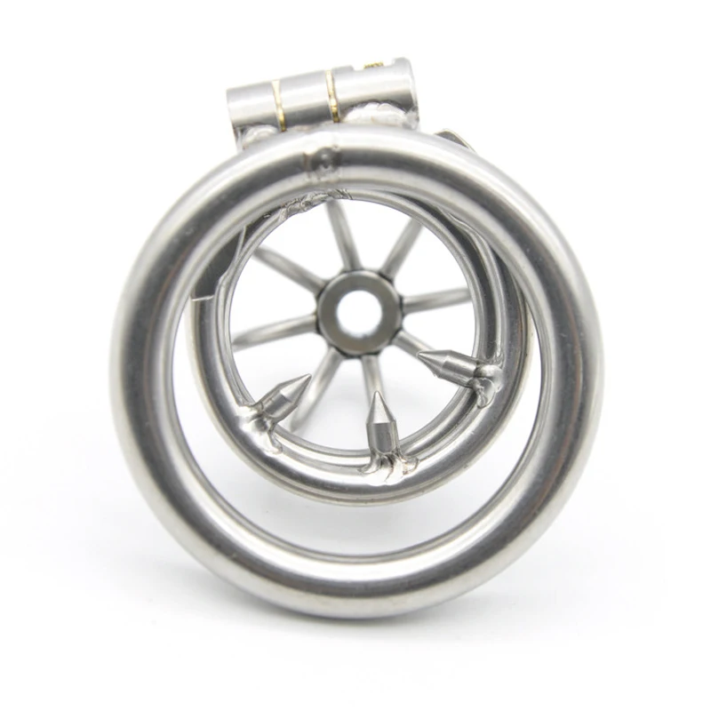 Супер маленький Мужской Пояс верности из нержавеющей стали клетка для члена