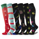 Moda sockmark новые компрессионные чулки для мужчинженщин и мужчин успокаивающие варикозное расширение вен декомпрессия дышащие быстросохнущие уличные носки