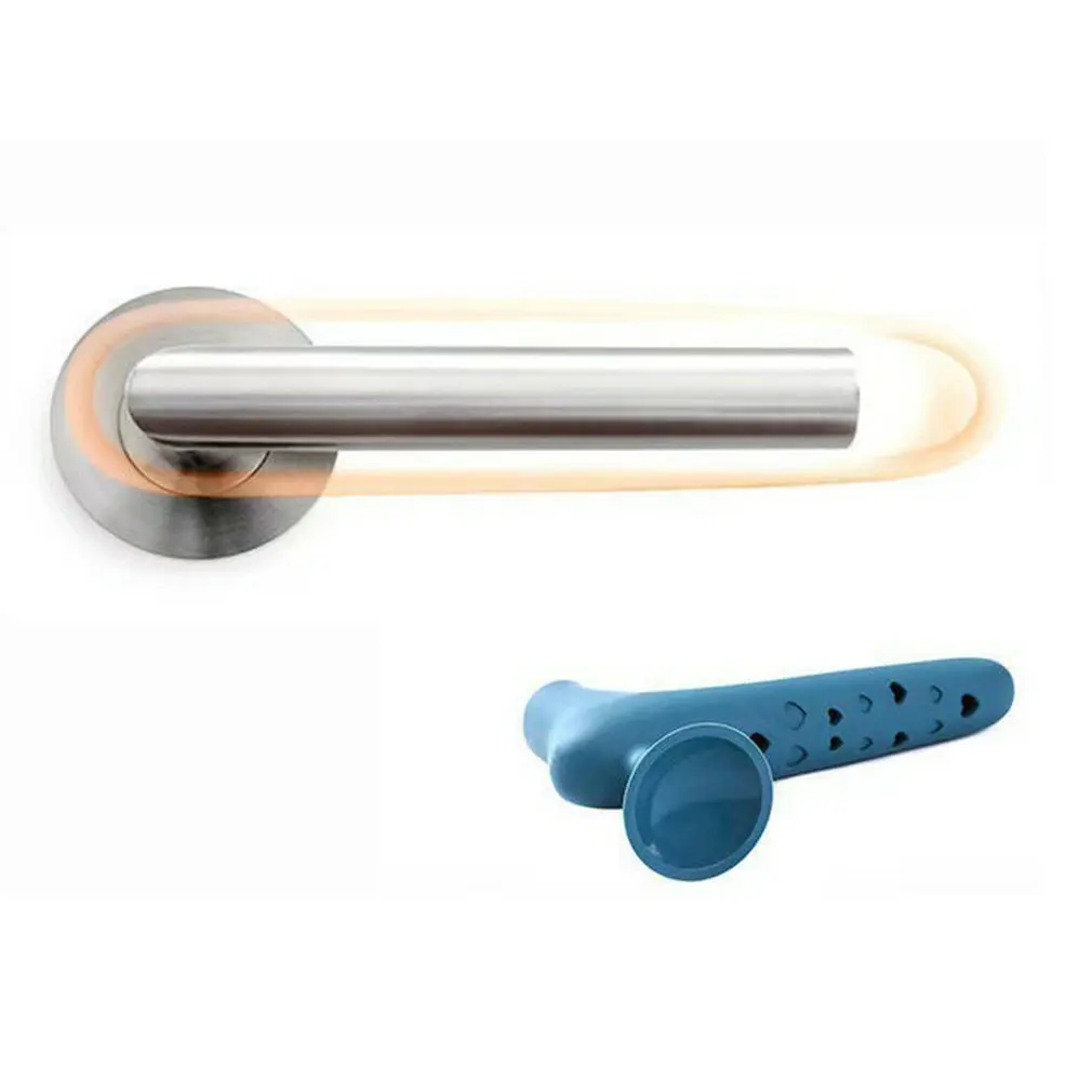 

Wholesale 3 Colors Anti-collision Silicone Door Knob Covers Handle Sleeve Gloves Protector For Household Bedroom Living Room