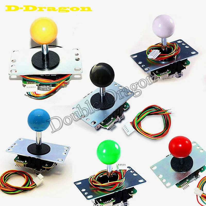 8 шт. официальный оригинальный джойстик Sanwa JLF TP 8YT с 5 контактным жгутом проводов