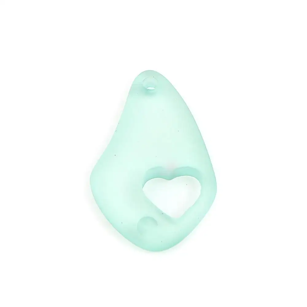 5 шт. подвески из смолы в виде сердца слона|drop pendant|sea glassresin charm pendant |