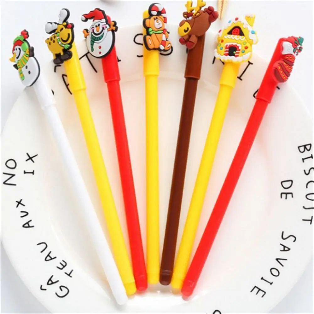 

Stationery Signature Santa Claus Elk Snowman Christmas Series Writing Supplies Gel Pen Neutral Pen