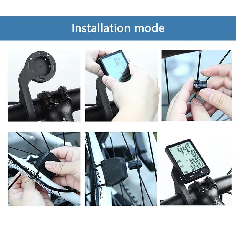 

Cycling Odometer Stopwatch Speedometer Watch LED Digital Rate Bicycle Computer Wireless Wired MTB Bike 2020 Waterproof dropship