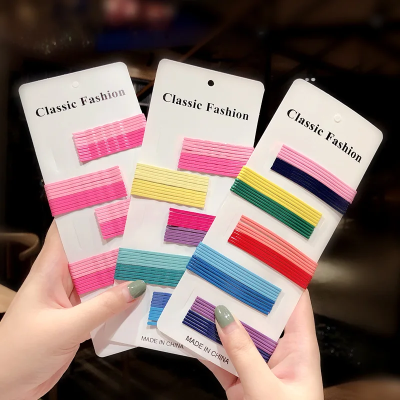 50 шт. головные уборы для девочек различные шпильки 8 стилей цветные детские