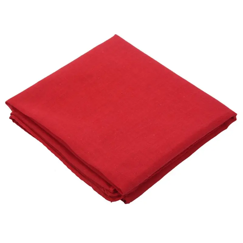 

Fancy Plain Bandana 100% Cotton Head Neck Wrist Wrap Neckerchief Scarf 12 Color Colour:Red