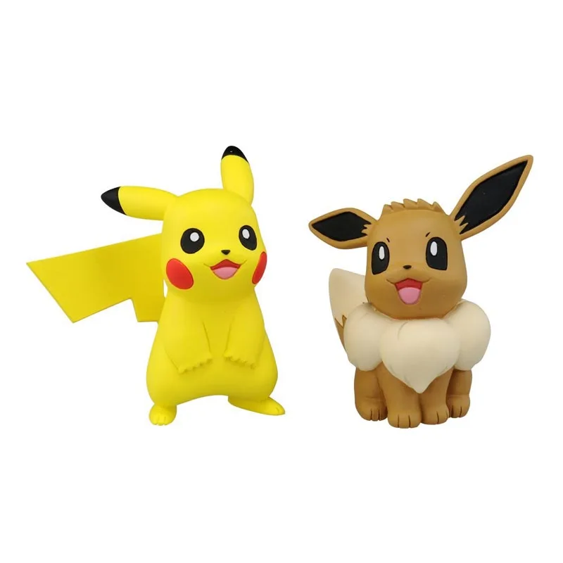 

TOMY Pokemon ESP 10 аниме Eevee Пикачу украшения анимационные производные периферийные продукты модели игрушки