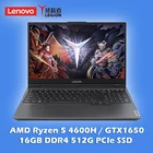 Игровой ноутбук Lenovo Легион R7000, 15,6 дюйма, Ryzen R5 4600H, 16 ГБ, 512 ГБ, Typc-C, RJ45, GTX 1650, GDDR6, 4 Гб GPU, портативный ноутбук