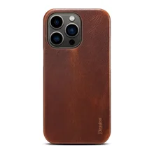 Luxury Genuine Leather Slim Case For iPhone 13 Pro Max Mini 13Pro 13Mini 5g 2021 New Phone Cases Retro Vintage Hard Shell Cover