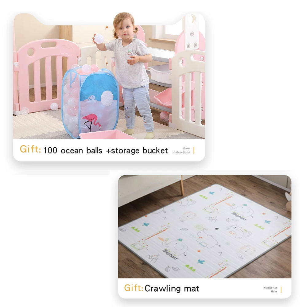 Детский манеж для детей бассейн с шариками забора детский безопасный барьер