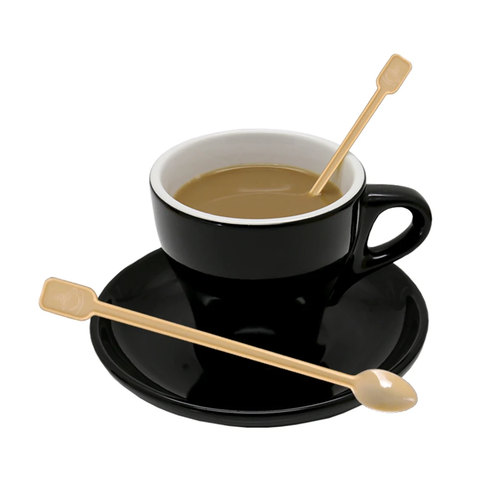 Взрывные одноразовые пластиковые кофейные ложки мешалки ложечки производители