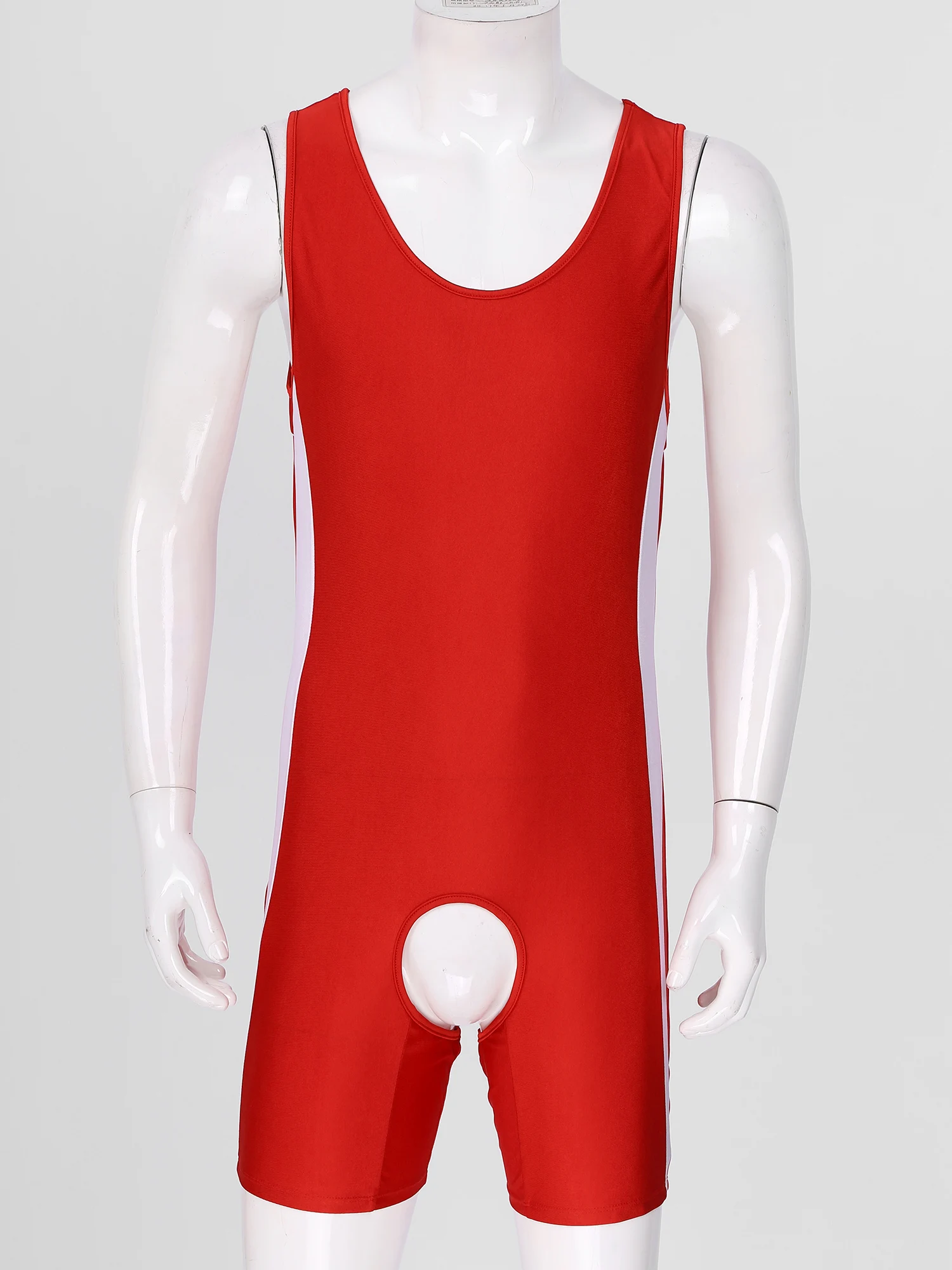 Мужской комбинезон с вырезом на спине женская одежда для сна цветные блоки без