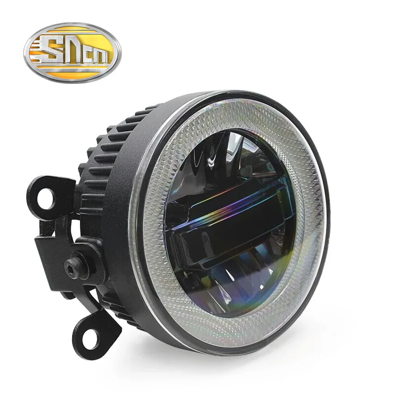 Автоматические светодиодные дневные ходовые огни SNCN 3 в 1 с ангельскими глазами