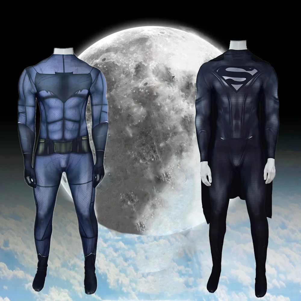 Пижама для детей и взрослых Кларк Кент Темный рыцарь Брюс Уэйн Косплэй Накидка