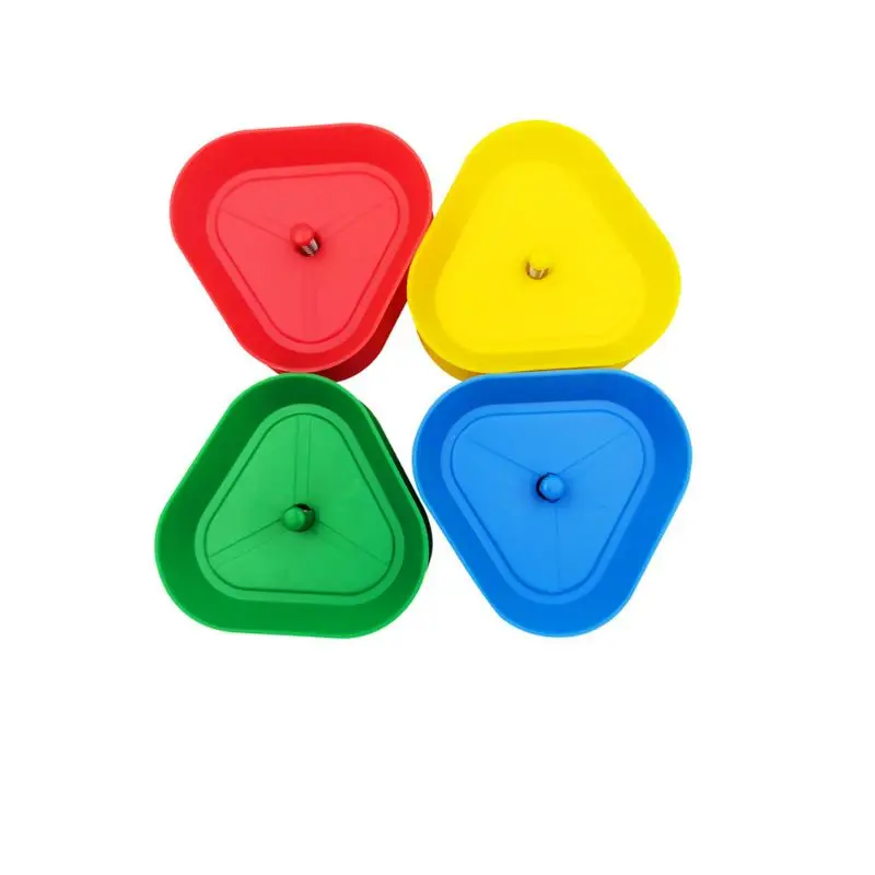 

4pcs/set Triangle Shaped Hands-Free Playing Card Holder Board Game Poker Seat Lazy Poker Base Game Organizes Hands