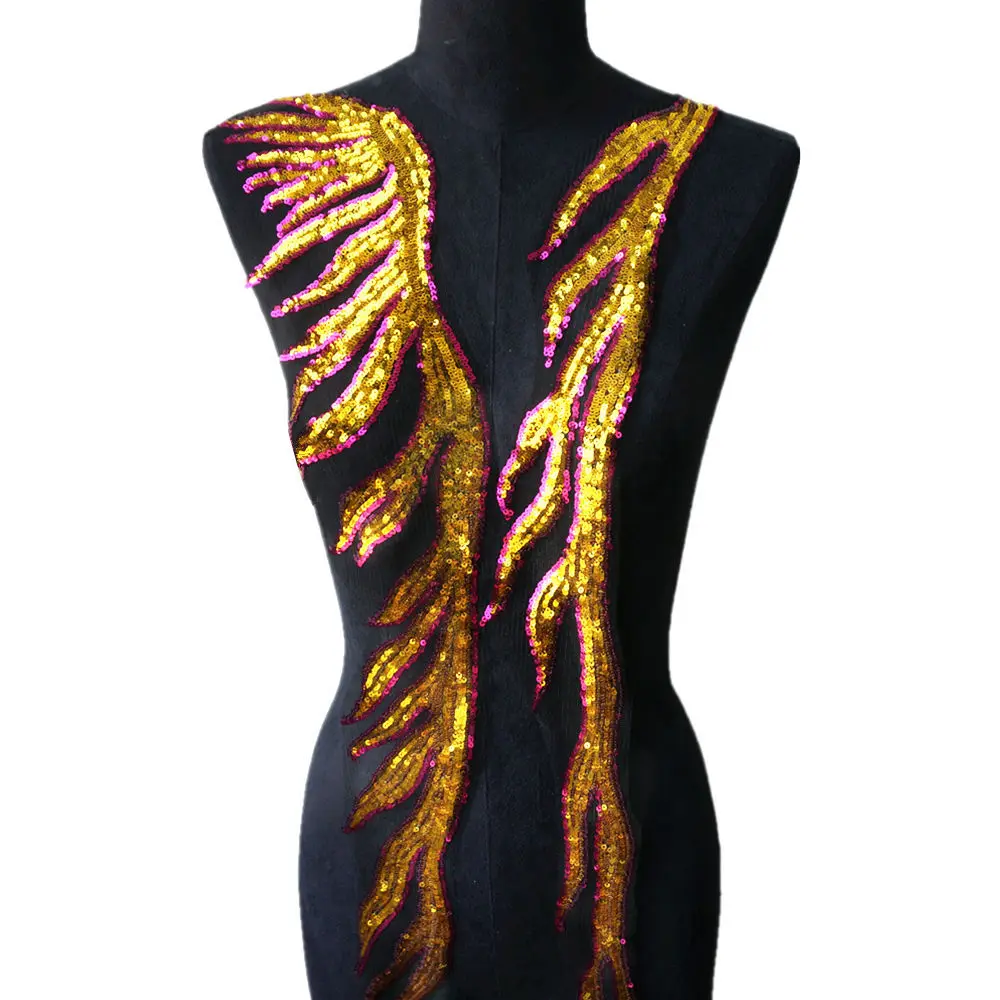 Кружевная ткань с золотыми блестками 2 шт. блестящая розово красная сетчатая