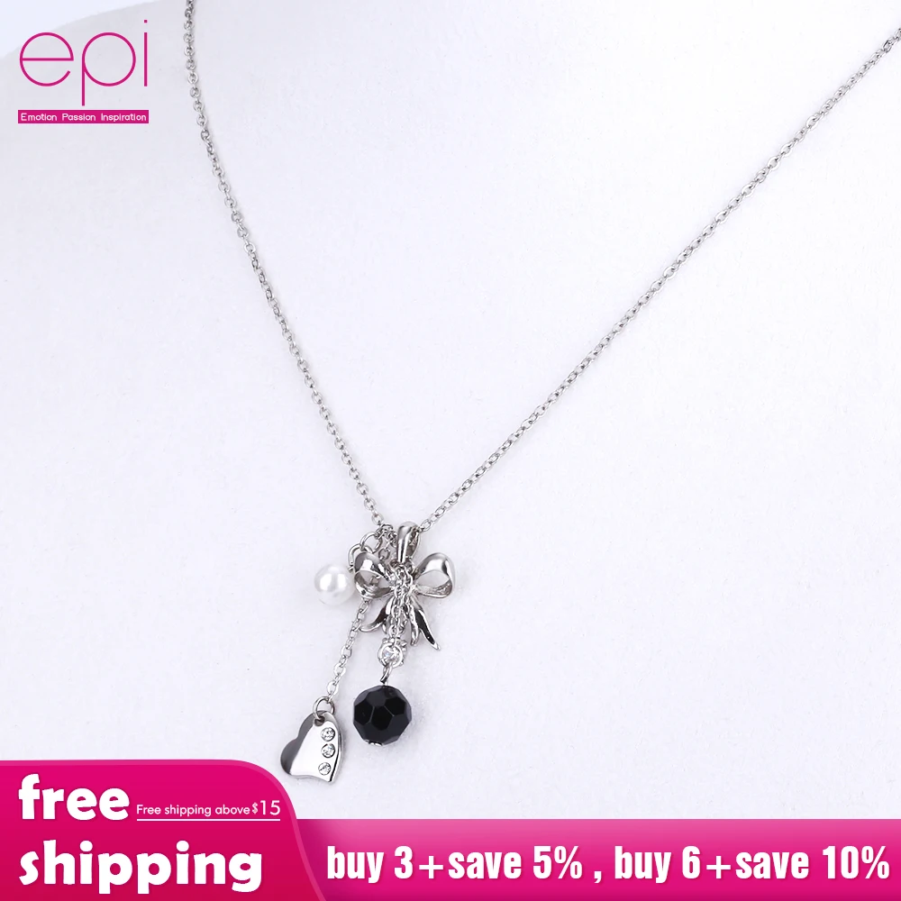 EPI новинка 2019 индивидуальное металлическое многослойное длинное ожерелье в