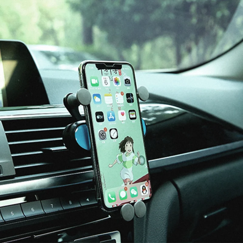 Гравитационный Автомобильный держатель для телефона в автомобиле с креплением